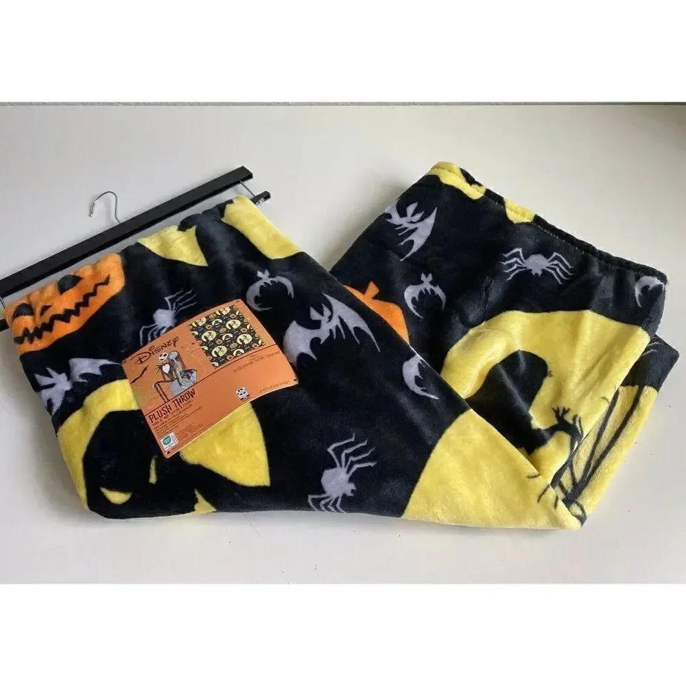 Nightmare Before‎ Christmas Plush Throw Blanket 50X70” Jack Oogie Sally NEW